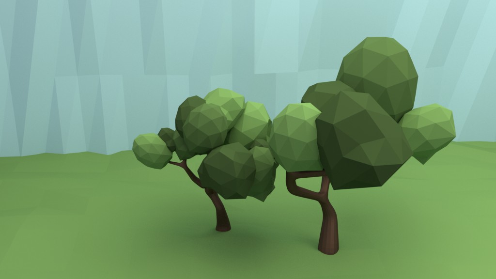 Low Poly Trees preview image 1